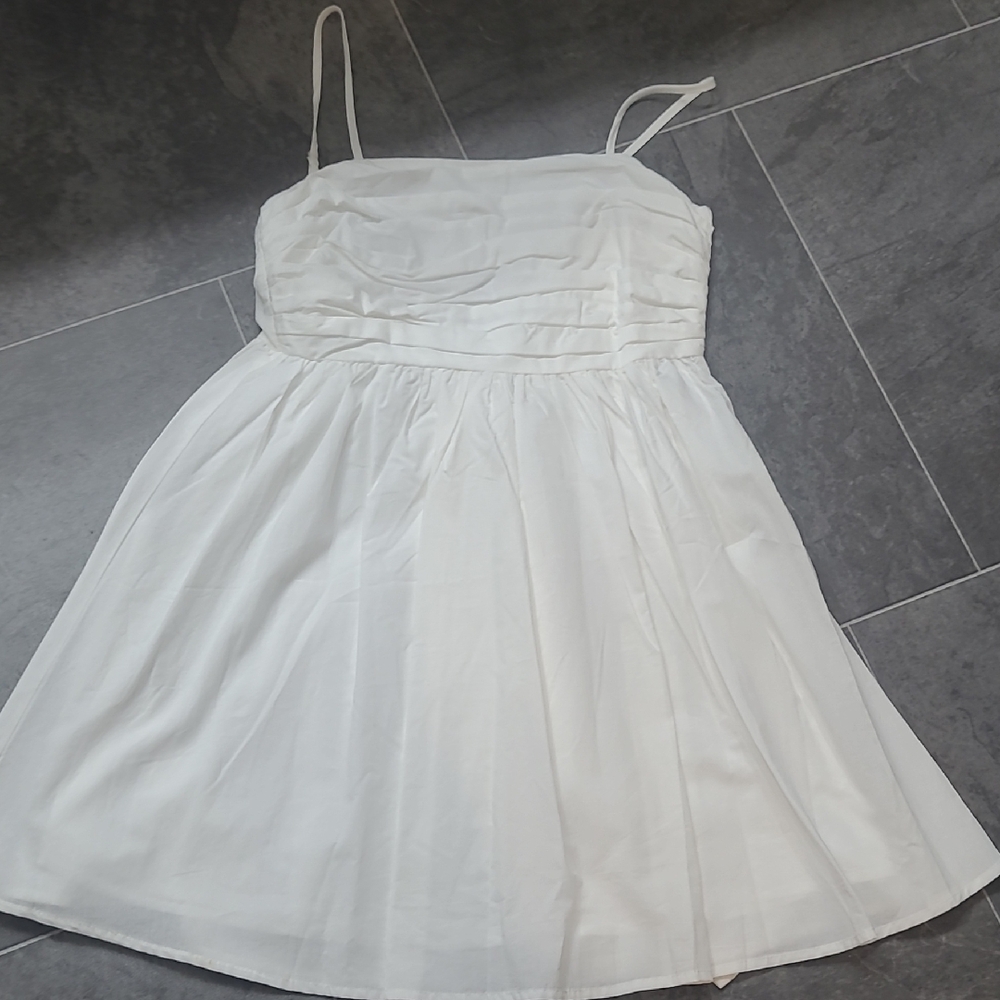 Pink Lily Cream Satin Gown